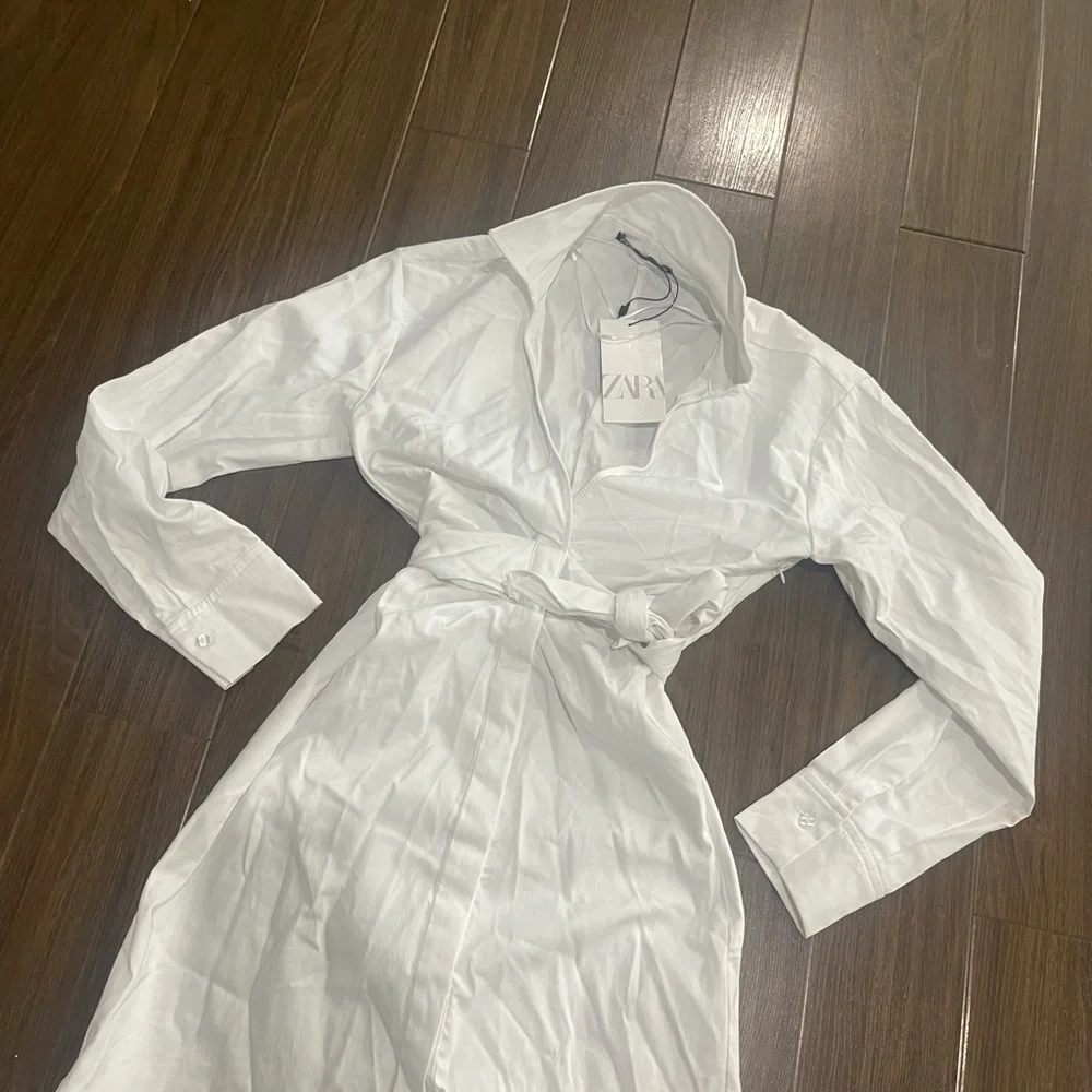Zara white belted dress - Picture 7 of 10